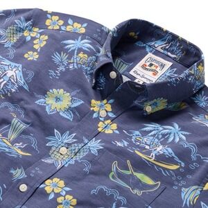 Tampa Bay Rays Reyn Spooner Men's XL Cooperstown Collection Hawaiian Shirt - New